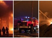 В Курской области горит нефтебаза