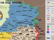 Карта АТО на востоке Украины (21 марта)