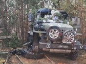 Російська вантажівка з викраденими речами