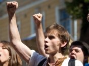 В Харькове участники акции "языкового" протеста  переместились