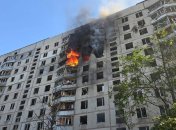 Многоэтажка в Харькове после удара КАБом 15.09.2024