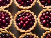 Пирожки с вишней являются отличным вариантом перекуса (изображение создано с помощью ИИ)