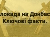 Блокада на Донбассе: ключевые события