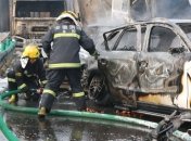 На китайской скоростной дороге произошло массовое смертельное ДТП