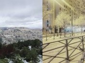 В Иерусалиме впервые за шесть лет выпал снег (фото, видео)