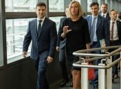 Зеленский встретился с Могерини: договорились усилить давление на Россию 