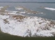 В Китае посреди лета выпал снег