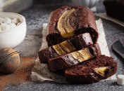 Шоколадно-банановий кекс