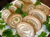 Печеночный рулет