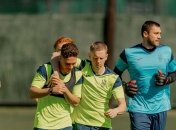 Тренировка сборной Украины в Испании