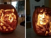 Мастер класс резьбы по тыкве (Фото)