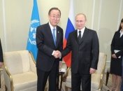 Пан Ги Мун предложил Путину обсудить ситуацию в Украине