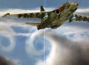 Появилось видео падения военного самолета Су-25 в РФ