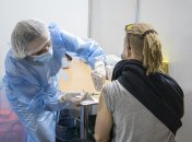 Вакцинация в Киеве.
