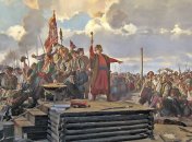 Козацька рада / Картина Миколи Овечкіна