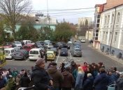В центрі Києва підприємці протестують проти карантину