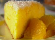 Кукурузно-апельсиновый пирог