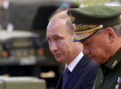 кривавий диктатор путін та його поплічник сергій шойгу