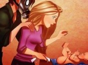 Принцессы в декрете: художник изобразил диснеевских принцесс в образе мам