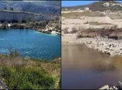 Вода еще есть, но ее мало: в сети показали, как сейчас выглядит Инкерманское водохранилище