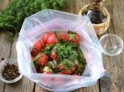 Маринованные в пакете помидоры - лучшая закуска