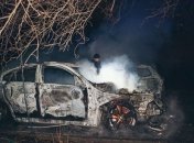 В Днепре сгорели дотла два BMW