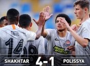 Шахтар здобув розгромну перемогу проти Полісся 