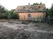 Последствия обстрела Никополя