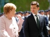 Ангела Меркель и Владимир Зеленский
