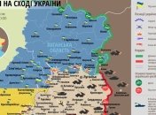 Карта АТО на востоке Украины (17 июля)