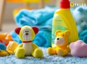Дитячі іграшки потрібно регулярно мити (зображення створено за допомогою ШІ)