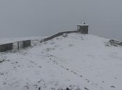 В Карпатах зафиксировали первый снег