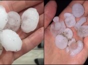 Машины побило ледяными "камнями" с неба: на Симферополь обрушилась непогода (фото, видео)