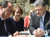 Порошенко и Олланд обсудили шаги по деэскалации ситуации на Донбассе