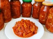 Лечо з кабачків та болгарського перцю з часником