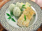 Камбала с укропом