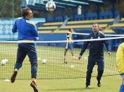 Сборная Украины провела тренировку в Киеве