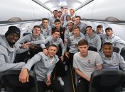 Футболисты "Шахтера" на пути в Гамбург