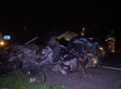 На Дніпропетровщині сталося ДТП за участі легковика і вантажівки (Відео)