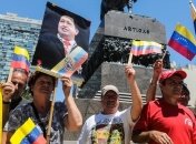 Акция в поддержку Чавеса проходит в столице Венесуэлы