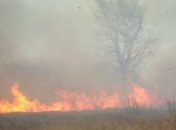 Пожарным удалось локализовать пожар на военном полигоне Харьковской области