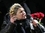 Юлия Тимошенко на Майдане в феврале 2014 года