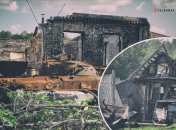 Такие разрушения оставил после себя "русский мир" в Святогорске на Донетчине