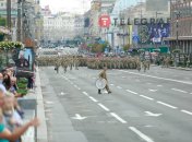 Репетиція військового параду в центрі Києва: ексклюзивні фото та відео