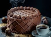 Этот шоколадный торт делается в считанные минуты (изображение создано с помощью ИИ)