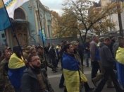 Митинг сторонников Саакашвили на Майдане Независимости, завершился