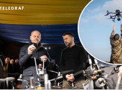 Олаф Шольц и Владимир Зеленский (слева направо)