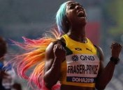 Яркая Фрейзер-Прайс - чемпионка мира в беге на 100 метров (Фото, Видео)