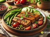 Сейтан – это продукт, изготавливаемый из пшеничного глютена (изображение создано с помощью ИИ)