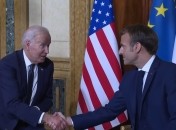 Зустріч Джо Байдена та Емманюеля Макрона